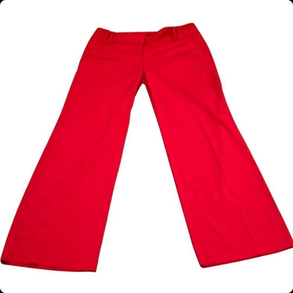 The Limited Red Wide Leg Pants